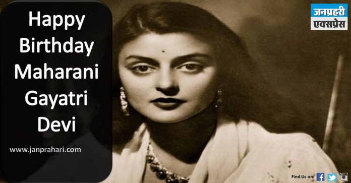 World Sundari Maharani Gayatri Devi is honored with her birth anniversary