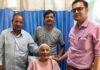 Record: 104 year old woman made hip replacement Patients Basnti with Dr Ranat Shelby Hospital Jaipur Dr. Ranat Ramjas Vishnoi