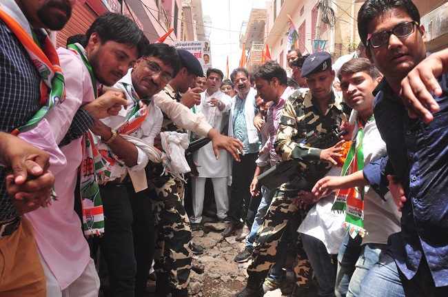 congree march past in rajasthan