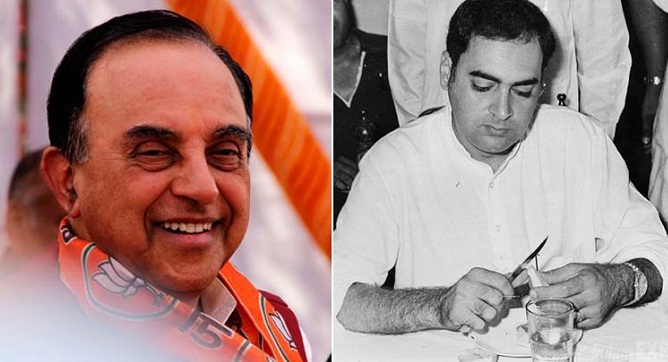 swamy-rajiv-ram-mandir Subramaniam Swamy BJP MP Former Prime Minister Rajiv Gandhi Narasimha Rao Ayodhya Ram Temple Hindu Samaj Ram temple lock opened, PM Narendra Modi Ram temple building Parliament law
