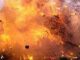 Motorcycle bomb blast