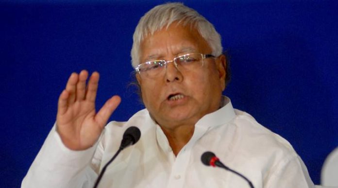 RJD chief Lalu Prasad Yadav