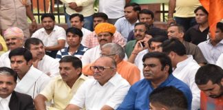 BJP's protest against the killing of BJP workers in Kerala