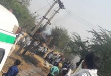 Five people were killed and many seriously injured when a power transformer burst near the house during the wedding ceremony in Shahpura town near Jaipur, Rajasthan.