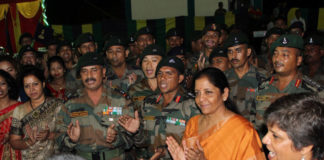 Raksha Mantri-Celebrates Diwali-command
