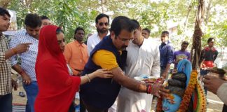 Khatriyavas established the newly built idol of Lord Shiva in Shiva Circle of BuniPark