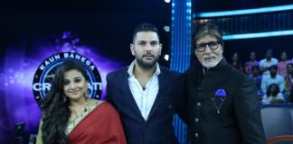 Vidya and Yuvraj in 'Kaun Banega Crorepati 9'