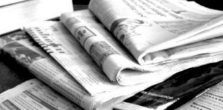 Imphal-based newspapers left the editorial space vacant