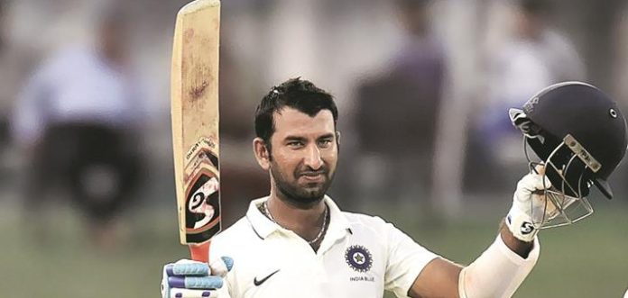 Pujara becomes the third Indian batsman to bat all five days in Tests