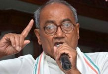 On the issue of claiming defamation by BJP, Digvijay said 'another right'
