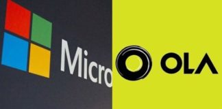 Ola joined hands with Microsoft