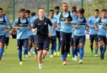 Indian footballers start training camp for Myanmar match