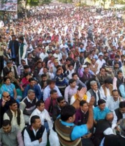 Seventh-Pay-Commission-rajasthan-aakrosh-rally-jaipur-rajasthan