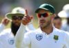 Duplessis suspected of playing against Zimbabwe