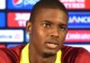Captain Holder of West Indies was suspended from the second Test against New Zealand