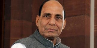 Congress' defeat '' wet with head turning '' - Rajnath