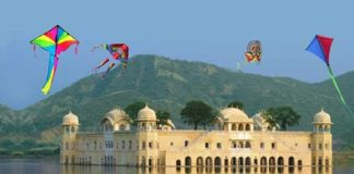 Makar will fight on the Sankranti on the Jal Mahall, the riot of kites, Manega Kite festival