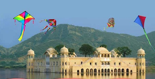 Makar will fight on the Sankranti on the Jal Mahall, the riot of kites, Manega Kite festival