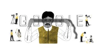 Dada Saheb Phalke, Google, doodle