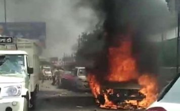 भारत बंद के हिंसक प्रदर्शनों में दस जनों की मौत Death, ten men, violent, India Close