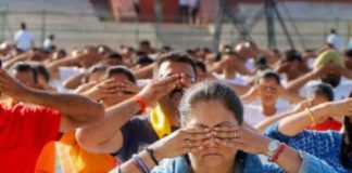 Vasundhara Raje's Hatha Yoga