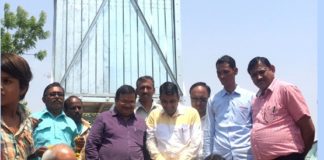 Water is reaching the sun in the scattered habitations.