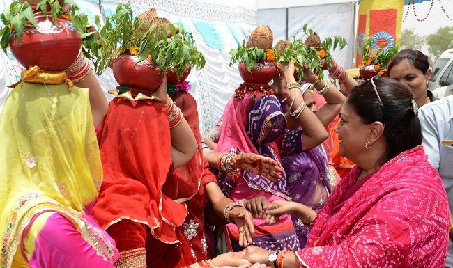 no break,public confidence,cm Vasundhara Raje