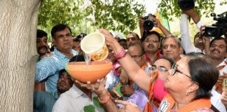 chief minister,vasundhara raje,binds,prinde