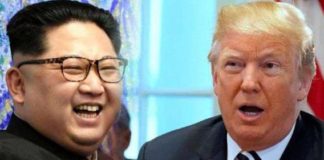 Historical, meeting, Singapore, between, Donald Trump, Kim Jong