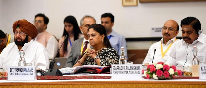 NITI-AAYOG-meeting-cm raje Policy Commission, Scholarship, Council meeting, National, Project status, ERCP,cm Vasundhara Raje