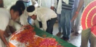 Funeral, state, honors, slain, Jabanj, martyrs, country, bsf