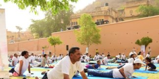 Yoga, learned,Aamer Mahal, jaipur, rajasthan tourism