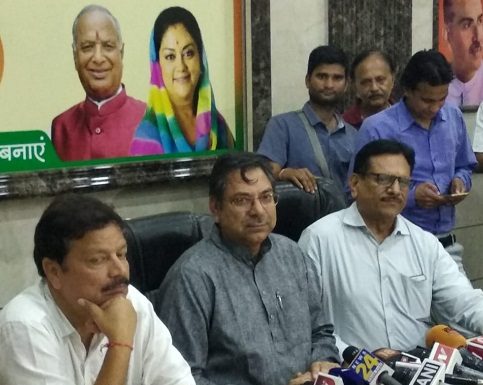 काँग्रेस ने इमोशन्स एवं स्लोगन का लिया सहारा:सतीश पूनियां Congress, resorted, emotions, slogans, Satish Poonia, bjp rajasthan