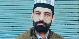 bjp leader, kasmir, shabir ahmad bhat, murder, terriost, shot, home