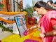 Chief Minister Vasundhara Raje paid tribute to the Father of the Nation Mahatma Gandhi on his birth anniversary. Raje reached the statue of Mahatma Gandhi at Gandhi Circle on Tuesday morning and bowed down to him and remembered him.