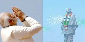 duniya kee sabase badee lauh purush saradaar vallabh bhaee patel kee stechyoo oph yoonitee ka anaavaran