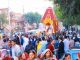 हरे कृष्णा मूवमेंट: अक्षय पात्र द्वारा निकली विशाल जगन्नाथ शोभा यात्रा hare krshna moovament