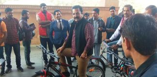 Pratap Singh Khatriyavas, bicycling