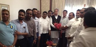 Chief Minister Ashok Gehlot welcom