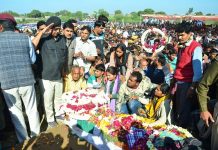 hamraj meena, Terrorist attack in Pulwama