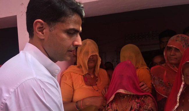 देश को आपके बेटे की शहादत पर गर्व: सचिन पायलट