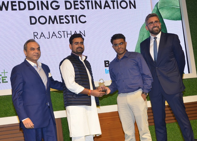 Rajasthan, best wedding destination award