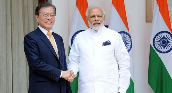 pm modi and korea