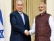 प्रधानमंत्री नरेन्द्र मोदी ने इजराइल के प्रधानमंत्री बेंजामिन नेतन्याहू से बात की